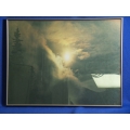 Framed Cloudy Winter Sky Print, 24.5 x 18.5 in.
